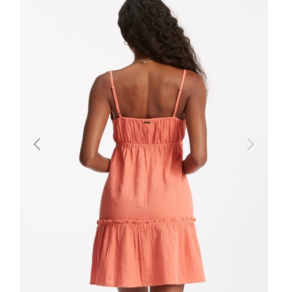 NWT Billabong Wave After Wave Babydoll Mini Dress - Picture 3 of 7